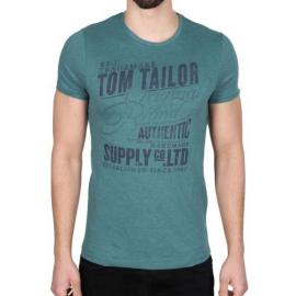 Pánské triko Tom Tailor Green