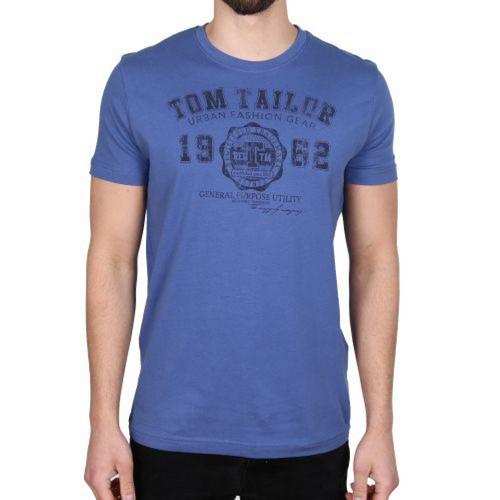 Pánské triko Tom Tailor Blue, Velikost: M