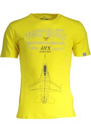 Tričko AVX AVIREX DEPT tričko s krátkým rukávem GIALLO Velikost - XL
