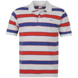 Pánské tričko Lonsdale- Bílá/Modrá/Červená