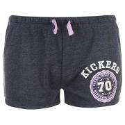 Kickers Logo Shorts Ladies Navy