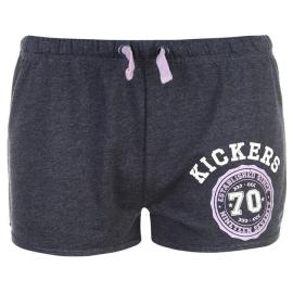 Kickers Logo Shorts Ladies Navy Velikost - 10 (S)